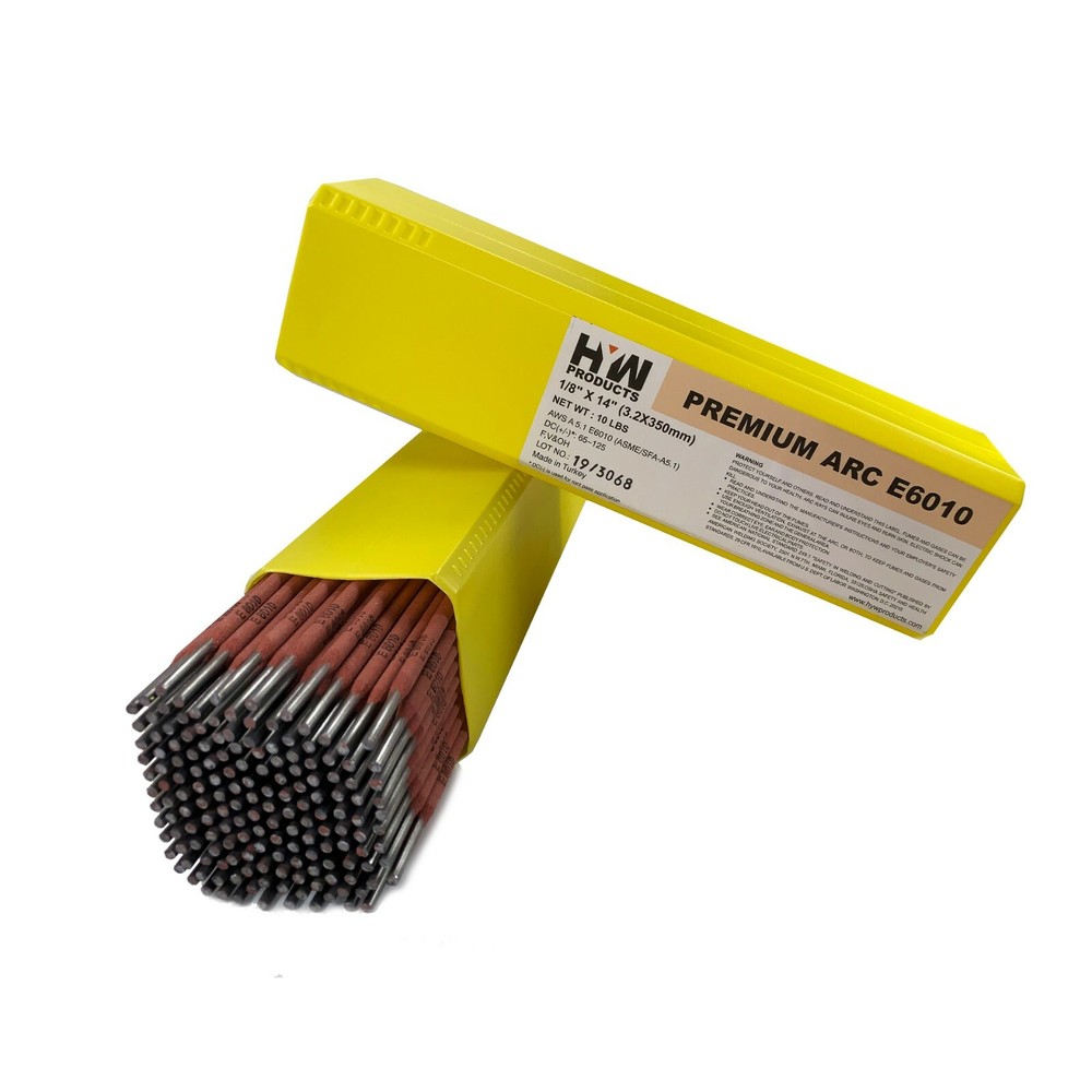 E6010 1/8″ Premium Arc Welding Rods Carbon Steel Electrode 10 lb Box