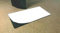 Neoprene Rubber Sheet Solid w/Peel-Back Adhesive 3/8″Thk x 4″ W x 12″ L Pad