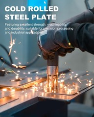 2 Pcs 12″ x 6″ 20 Gauge Cold Rolled Steel Sheet Metal – Weldable Versatility