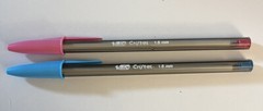 Lot of 50 LIGHT PINK & BABY BLUE Bic Cristal Pens-Baby Showers & Gender Reveals