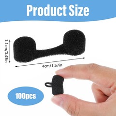 100 Pieces Nose Plug Filter Disposable Nose Dust Filters Nostril Filters Spray