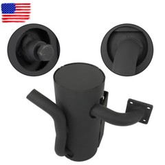 Black 6732282 Muffler Silencer For Bobcat Loader 463 S70 Kubota Engine D1005