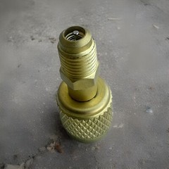 HVAC R32 Reverse Thread 1/4” Female, 1/4” Male Adapter For A2L R454B/R32 Tanks