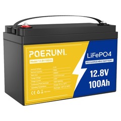 NEW 12V 100Ah LiFePO4 Lithium Battery 8000+ Deep Cycle BMS for Solar RV Off-grid