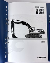 VOLVO EC330B EC360B Excavator Service Manuals 4 Volumes 1:4, 2:4, 3:4, 4:4