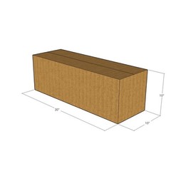 10 30x10x10 Kraft Brown Corrugated Shipping Boxes 32 ECT Single-Wall New