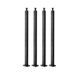 Uimoso 36x2x2 In Horizontal-Hole Cable Railing Post for Decks and Stairs