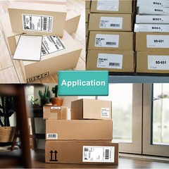 5ROLLS 62mmx100mm Shipping Label 2-3/7″x4″ Compatible Brother QL-810W DK-1202