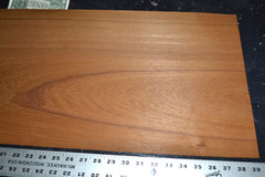 Teak Raw Wood Veneer Sheet 12.5 x 39 inches 1/42nd Blemished M35137-10