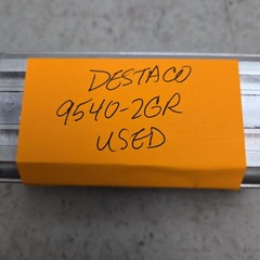 Destaco 9540-2GR Pneumatic Swing Clamp 40mm Right Hand G Port 40-120 Psi