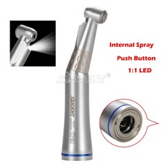 LED Electric Handpiece 1:5 1:4.2 1:1 Contra Angle Fiber Optic Dental 4H Motor US