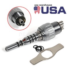 Dental LED 4 Hole/6-Hole Quick Coupler For KAVo Fiber Optic Handpiece