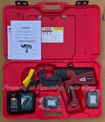Burndy PAT750LI Hydraulic 12 ton battery rubber head crimper crimping tool