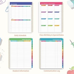 8.5″ x 11″ Teacher Planner July 2026 – June 2027,Academic Planner Lesson Planner