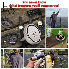 FINDMAG 1000 LBS Pulling Force Magnet Fishing Kit Fishing Magnets with Rope, Kit
