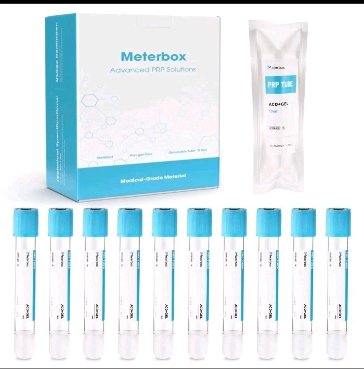 Meterbox 10ml Tubes ACD Gel Glass Tube Individual Wrapped Exp 7/27