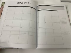 Punch Studio 12 Months Multicolor Floral 2025 Planner Monthly & Weekly Planner