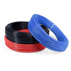 Single Core PTFE Silver-plated Copper Wire Electronic Cable Insulation 300V