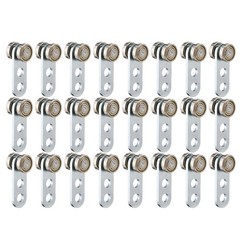 12/24pcs 2 Wheel Trolley Assembly Roller for 1-5/8″ Wide or Taller Strut Channel