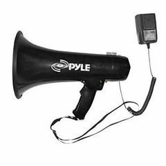 Pyle 40W Professional Megaphone Bullhorn w/ Siren & Aux-In for Music PMP43IN