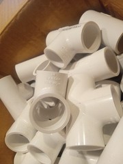 Lot Of 50 3/4″ PVC Tee Schedule 40 Slip x Slip x Slip Lasco 401-007, Westlake
