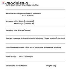S8608 LCD Light Meter Digital Illuminance Meter Luxmeter Photometer 200000Lux