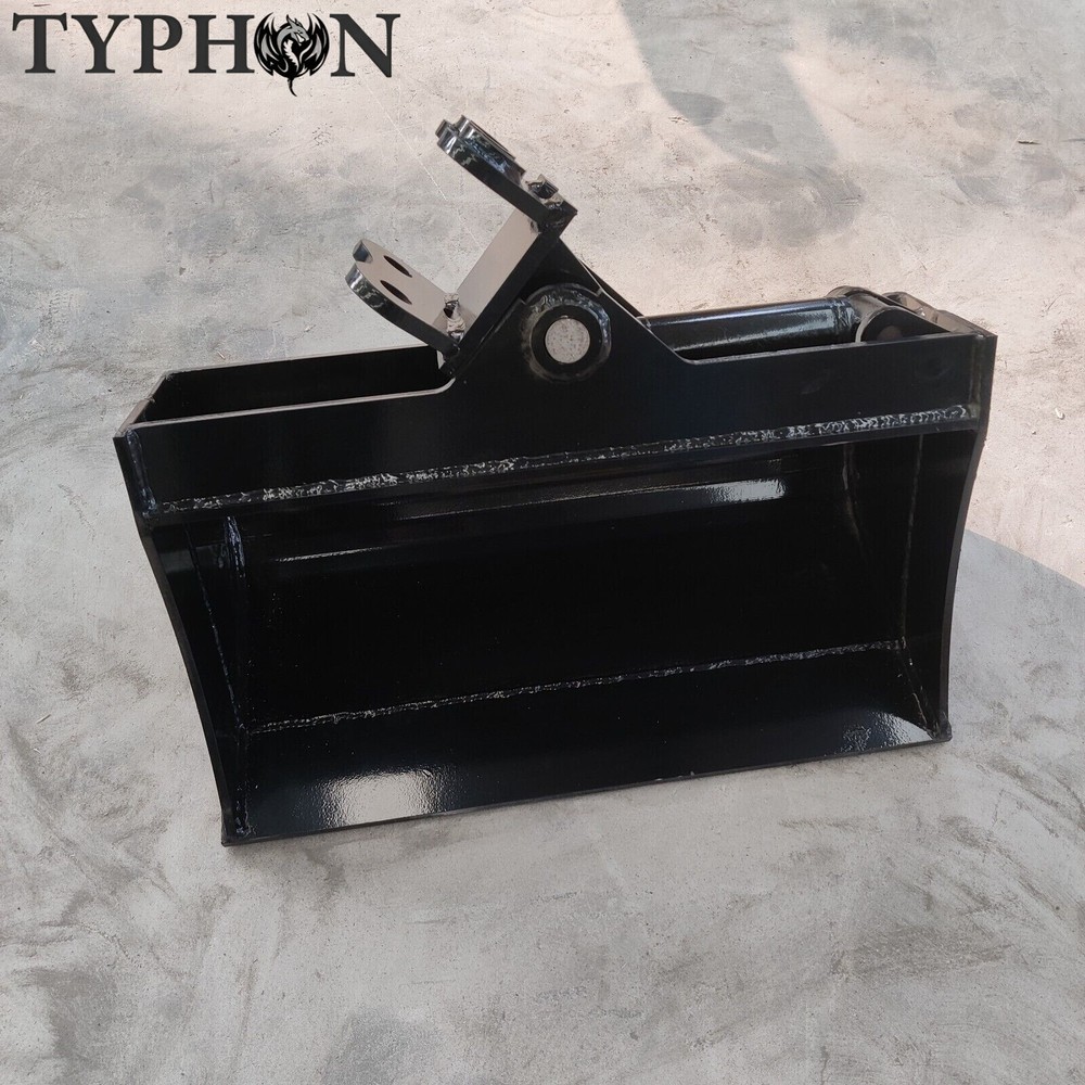 TYPHON 600mm Tilting Bucket 23in Hydraulic Buckets Attachment For Mini Excavator