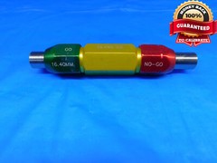 16.400 & 16.750 CL ZZ mm PIN PLUG GAGE GO NOGO 17.000 -.250 17 .6594 16.40 16.75