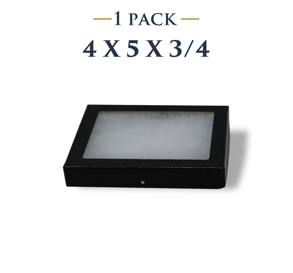 4 x 5 x 3/4 Riker Display Case Box for Collectibles Arrowheads Jewelry & More