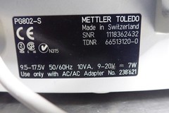 Mettler Toledo PG802-S Precision Balance 810g x 0.01g with Power Supply