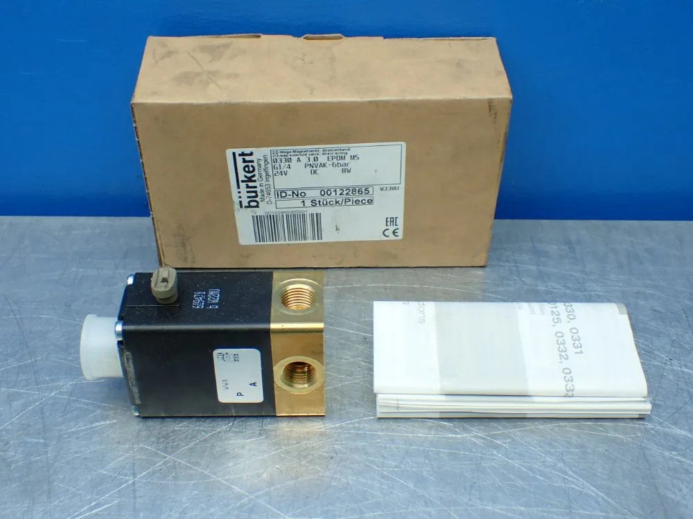 BURKERT 00122865 DIRECT-ACTING 2-WAY BASIC PROPORTIONAL VALVE 6BAR 042003918