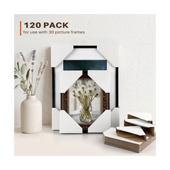 Golden State Art, 120 Pack Adjustable Cardboard Corner Protecto… USA FAST SHIP