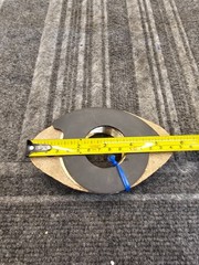 McDonald Brass Meter Coupling Flange, 5-3/4 in. Overall Length