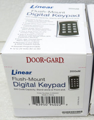 Linear 2000eM eM Style Flush-Mount Durable Metal Access Control Keypad [CTD]