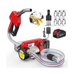 Fuel Transfer Pump Battery Powered, 21V DC Cordless Diesel Transfer Pump Kit …