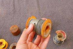 Solder 4 Pounds Old Various Types with Tins of Flux Vintage Historic Useful IZ