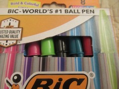Bic Cristal Xtra-Bold Ball Pens (8-Set) (Assorted Colors) (New/Sealed)