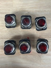 Allen Bradley 800T-PT16 – RED Illuminated Switches – [LOT OF 6]