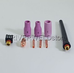 WP-20F WP20F-25 TIG Welding Torch Complete Flexible Water Cooled 200A 25 Feet