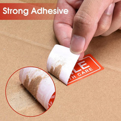 300PCS Fragile Stickers for Shipping Moving,1×3 Inch Small Glass Handle with Car
