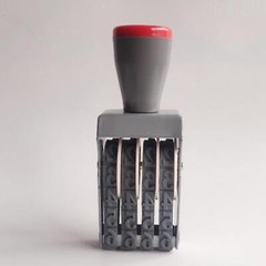 Numbering Stamp Rubber 4 digits Symbol Digit Number for Document Stationery