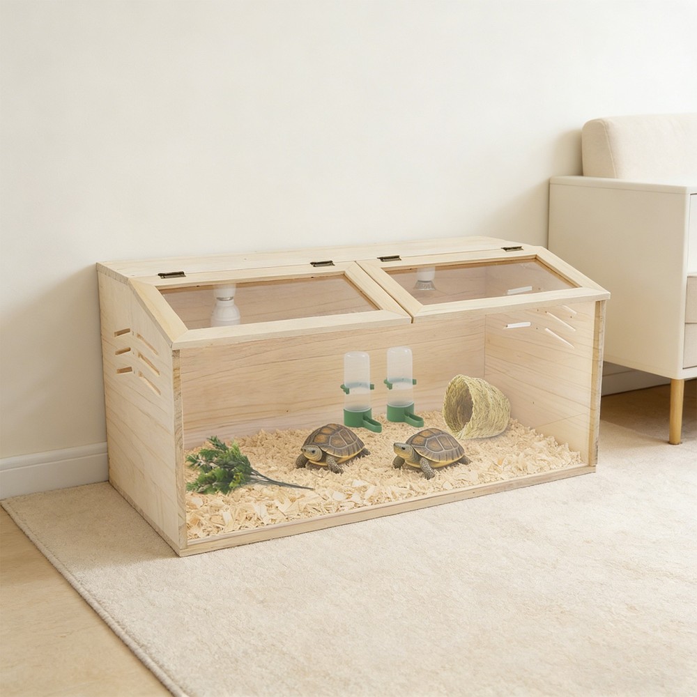Chicken Brooder Box Indoor Small Animals Brooding Box 31.5*15.75*15.75in