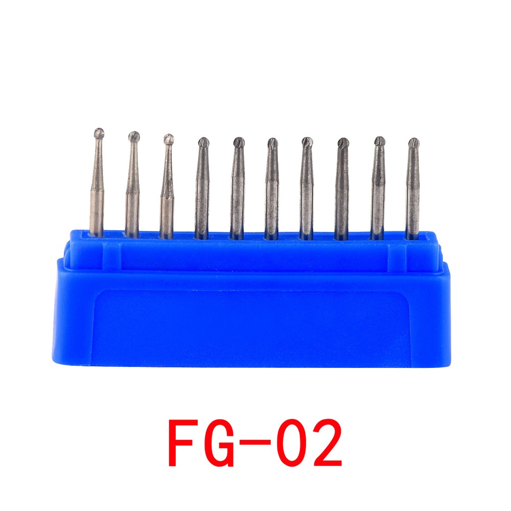 10-20pcs Dental Round Burs Tungsten Carbide FG Burs Polishing & Finishing Drills