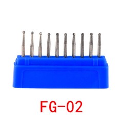 10-20pcs Dental Round Burs Tungsten Carbide FG Burs Polishing & Finishing Drills