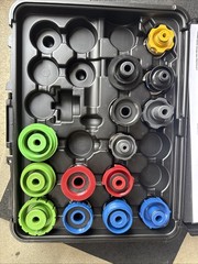 For Blue Point Tools USA 14 pc Cooling System Adaptor Set SVTAB1400A +