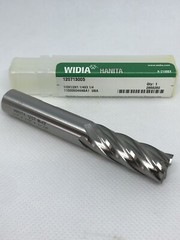 WIDIA HANITA 2868260 M42 COBALT 1/2×1/2×1-1/4×3-1/4 6F END MILL. FREE SHIPPING.