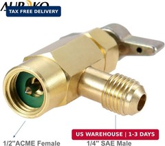 R12 to R134A Can Tap with R134A Tank Adapter and Valve Core Remover, R134A 1/4″