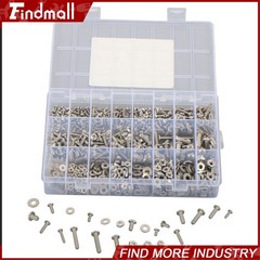710Pcs Machine Screw Assortment Assorted Nuts Bolts and Flat Washers Kit