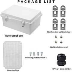 Outdoor Waterproof Electrical Box Junction Box Weatherproof Ip67 Abs Plastic