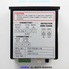 NEW TOKYO KEISO malema 3L/min Teflon PFA Ultrasonic Liquid Flow Sensor w/Meter